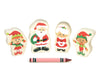 LIMITED! Santa & Friends 4 pc. Shape Block Set