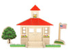 LIMITED! Country Schoolhouse Maple Building Block Set