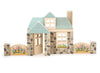 LIMITED! Seaside Stone Cottage 18 pc. Maple Building Block Set