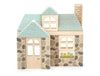 LIMITED! Seaside Stone Cottage 18 pc. Maple Building Block Set