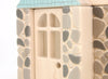 LIMITED! Seaside Stone Cottage 18 pc. Maple Building Block Set