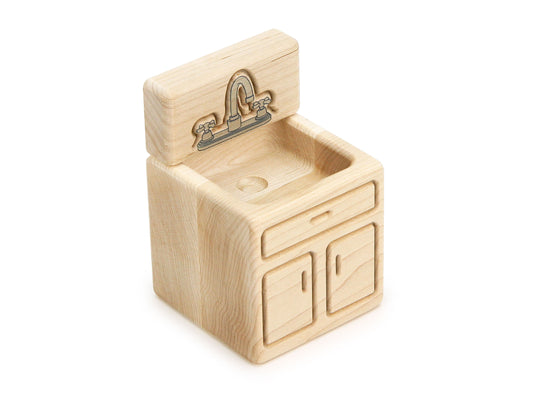Kitchen Sink - Natural - 1:12 Scale Furniture Solid Maple Blocks