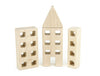 4 pc. Little Town Blocks Skyscraper Set