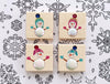 LIMITED! Snowman Friends 4 pc. Gem Block Set