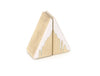 LIMITED! 2x1 Snowy Roof 2 pc. Double-Sided Triangle Building Blocks