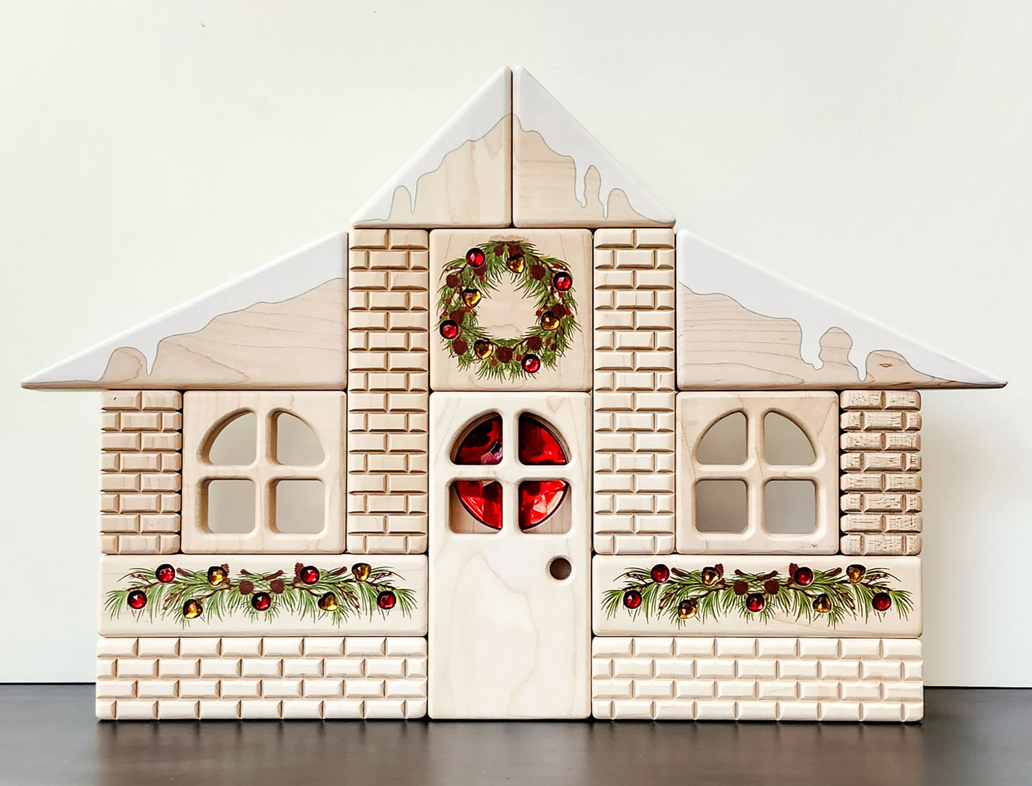 2 pc. 2x1 Double-Sided Bricks Building Blocks