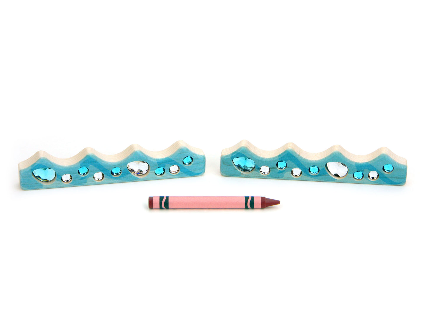 LIMITED! Sparkling Waves 2 pc. Gem Block Set