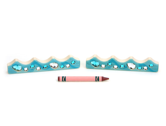 LIMITED! Sparkling Waves 2 pc. Gem Block Set