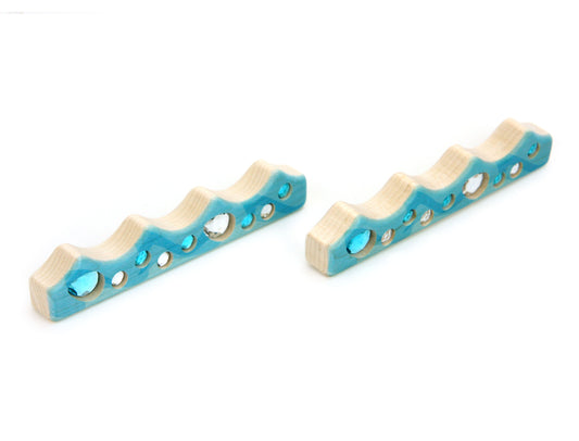 LIMITED! Sparkling Waves 2 pc. Gem Block Set