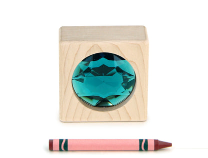LIMITED! Spooky Teal 2x2 Large Gem Block