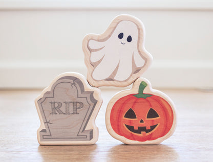 Clearance - Spooky Halloween 3 pc. Shape Block Set