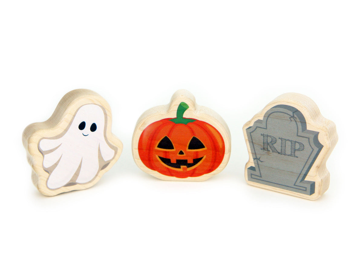 Clearance - Spooky Halloween 3 pc. Shape Block Set