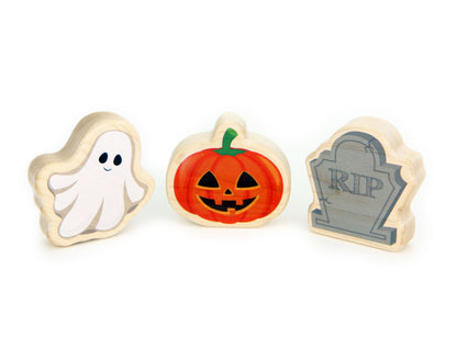 Clearance - Spooky Halloween 3 pc. Shape Block Set