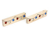 LIMITED! Patriotic Banner 2 pc. Gem Block Set