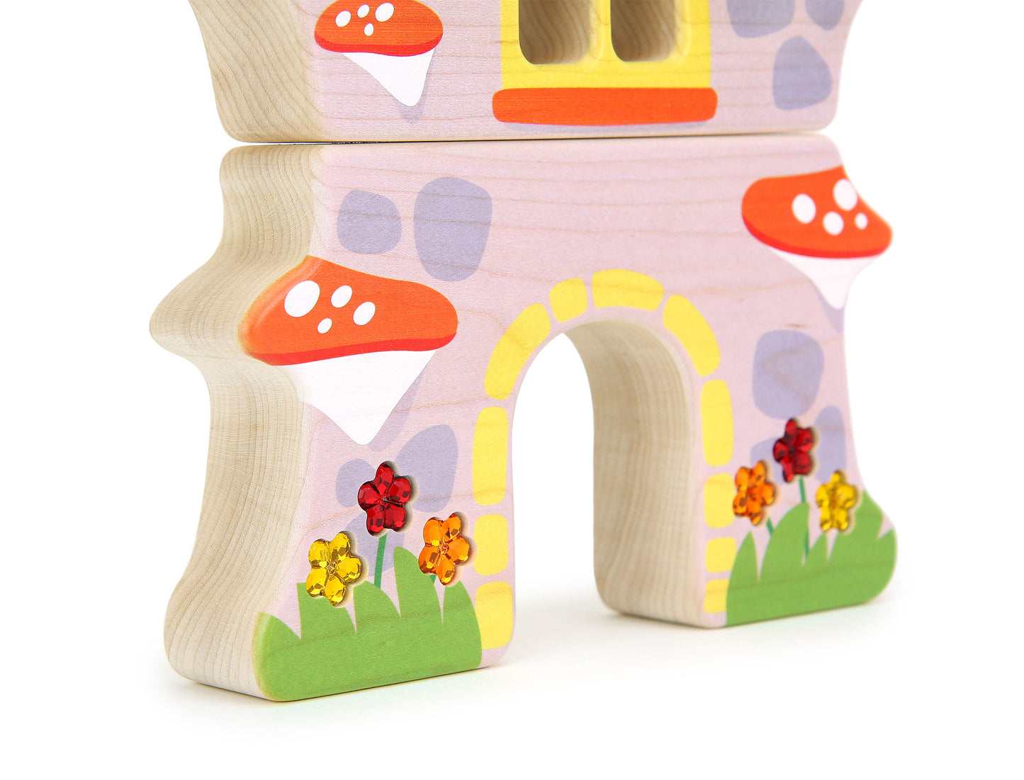 Stone Faerie House Building Block Set