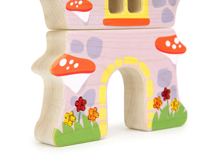 Stone Faerie House Building Block Set
