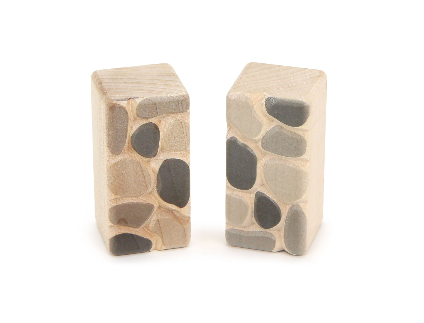 LIMITED! Carved Stone Pillars 2 pc. Block Set