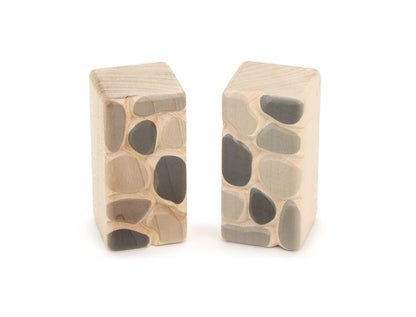 LIMITED! Carved Stone Pillars 2 pc. Block Set