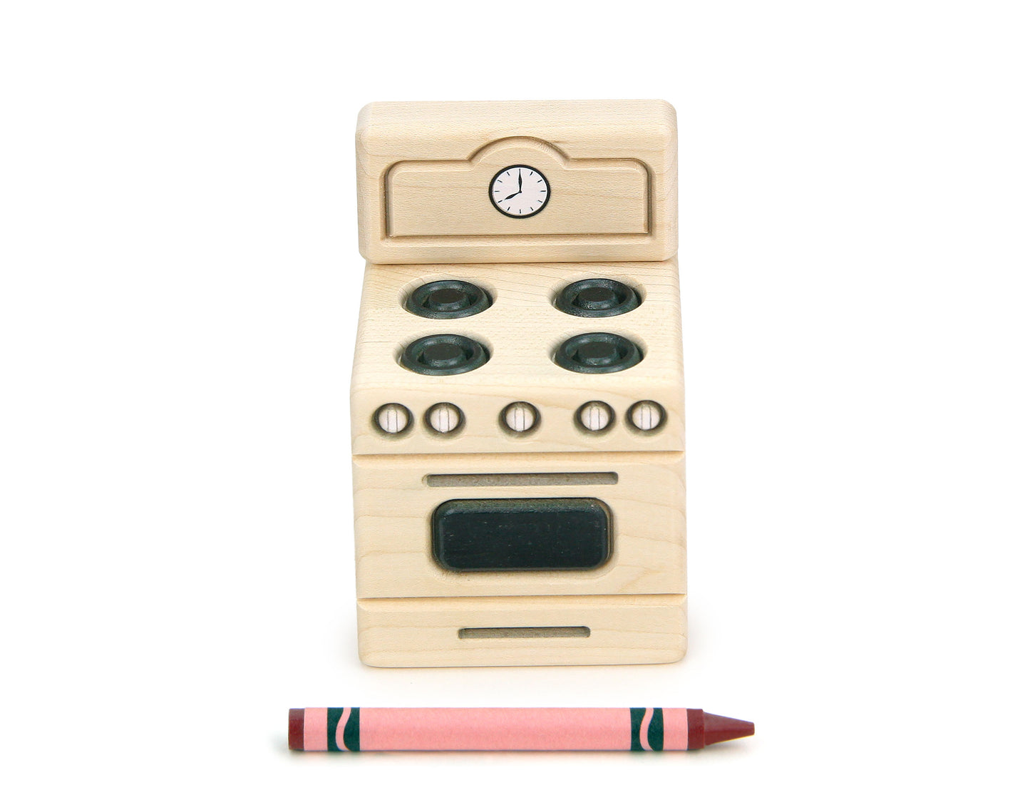 Kitchen Stove - Natural - 1:12 Scale Furniture Solid Maple Blocks