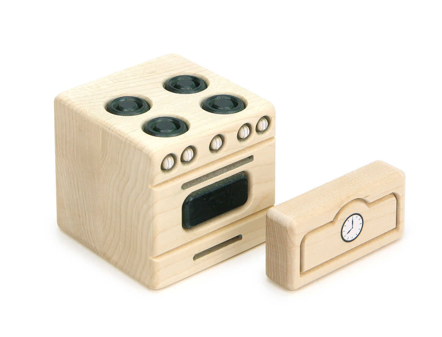 Kitchen Stove - Natural - 1:12 Scale Furniture Solid Maple Blocks