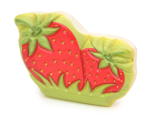LIMITED! Carved Strawberries 2 pc. Shape Block Set