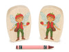 LIMITED! Strawberry Picker Fairy - 3.75" Double-sided 1:24 Scale Maple Figure