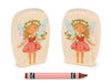 LIMITED! Strawberry Princess Fairy - 3.75" Double-sided 1:24 Scale Maple Figure