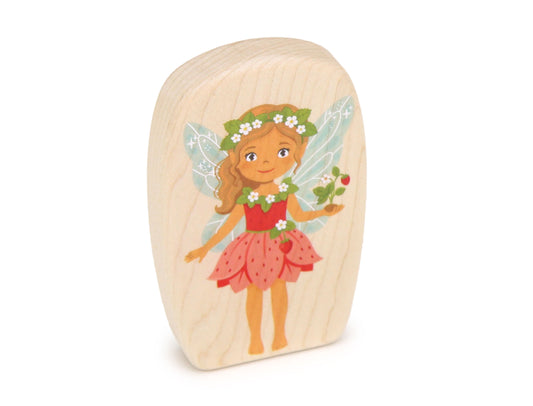 LIMITED! Strawberry Princess Fairy - 3.75" Double-sided 1:24 Scale Maple Figure