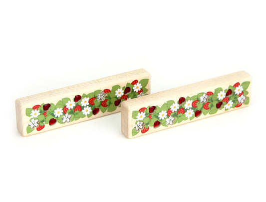 LIMITED! Strawberry Patch 2 pc. Gem Blocks