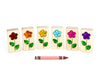 LIMITED! Bright Summer Flowers 6pc. Gem Blocks