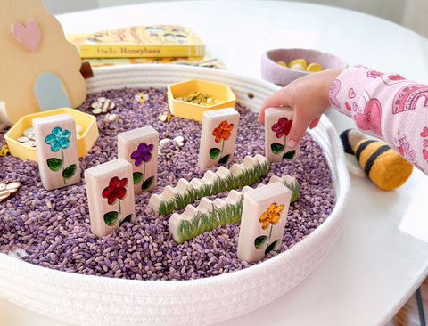 Summer Garden and Trees Building Blocks