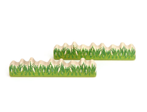 LIMITED! Grass 2 pc. Shape Block Set