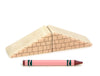 LIMITED! 2x1 Tan Shingle Roof 2 pc. Double-Sided Triangle Building Blocks