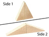 LIMITED! 4x2 Tan Shingle Roof 2 pc. Double-Sided Triangle Building Blocks