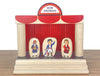 Blue Colonial Statesman - 3.25" Double-sided 1:24 Scale Maple Figure