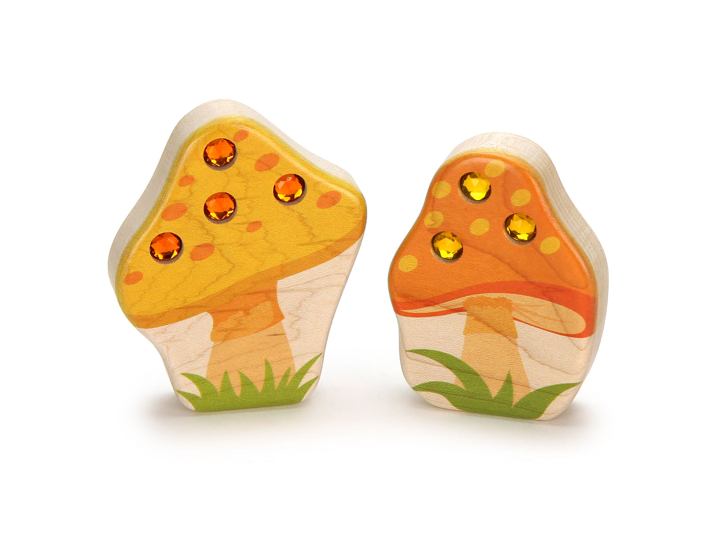 LIMITED! Autumn Toadstools Shaped Gem Blocks