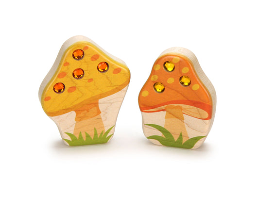 LIMITED! Autumn Toadstools Shaped Gem Blocks