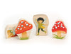 Toadstools Shaped Gem Blocks