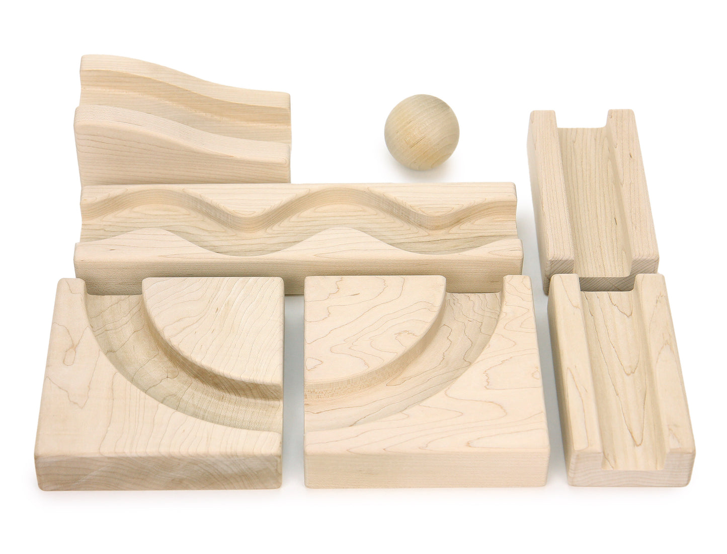 7 pc. Toddler-Safe Ball Run Expansion Set