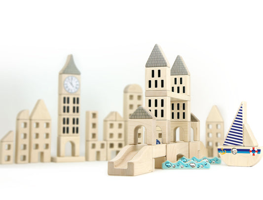 LIMITED! Tower Bridge Building & Ball Run Block Set