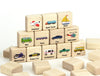 Transportation Wooden Matching Game - 24 pc Set