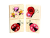 LIMITED! Valentine Love Bugs 4 pc. Gem Block Set