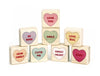 LIMITED! Little Conversation Hearts 8 pc. Building Block Set