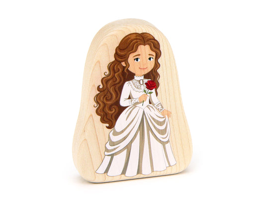 Victorian Belle - 3.25" Double-sided 1:24 Scale Maple Figure