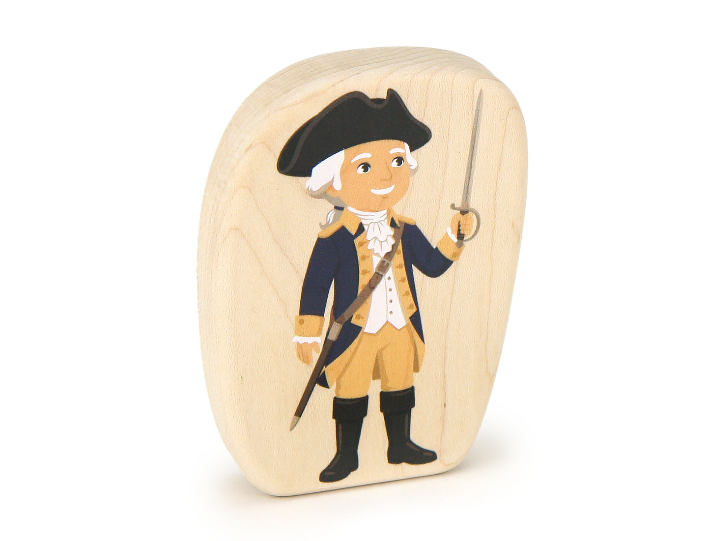 George Washington - 3.25" Double-sided 1:24 Scale Maple Figure