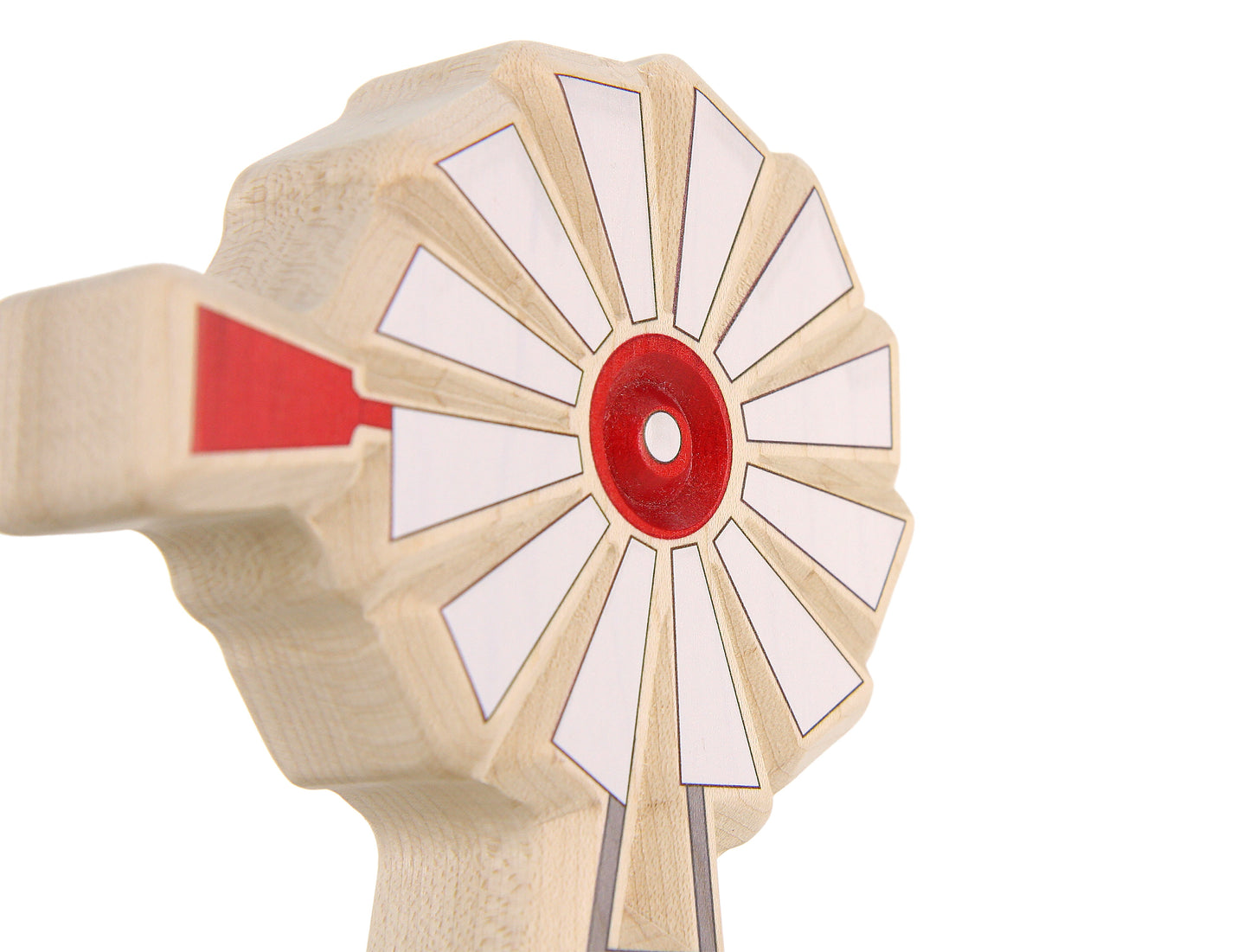 LIMITED! Windmill Carved Maple Building Block