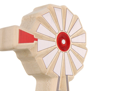 LIMITED! Windmill Carved Maple Building Block