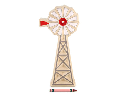 LIMITED! Windmill Carved Maple Building Block