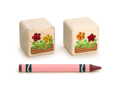 LIMITED! Autumn 1x1 Window Box 2 pc. Gem Blocks