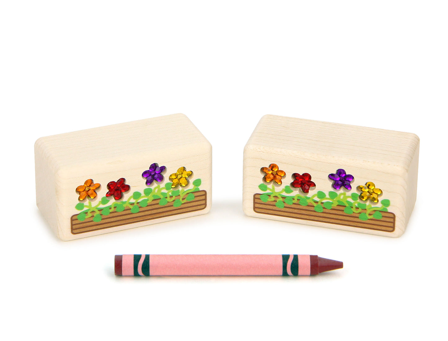 LIMITED! Autumn Window Box 2 pc. Gem Blocks